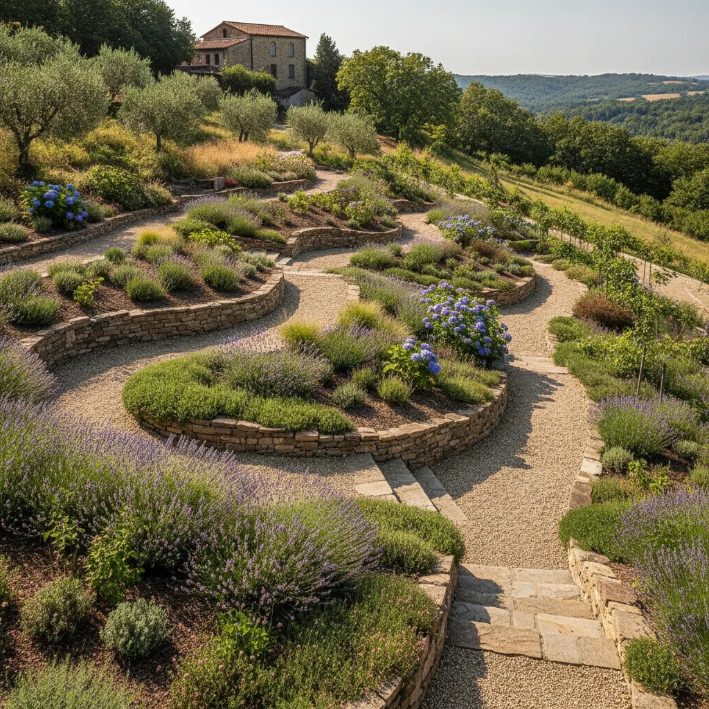 jardin en pente aménagement