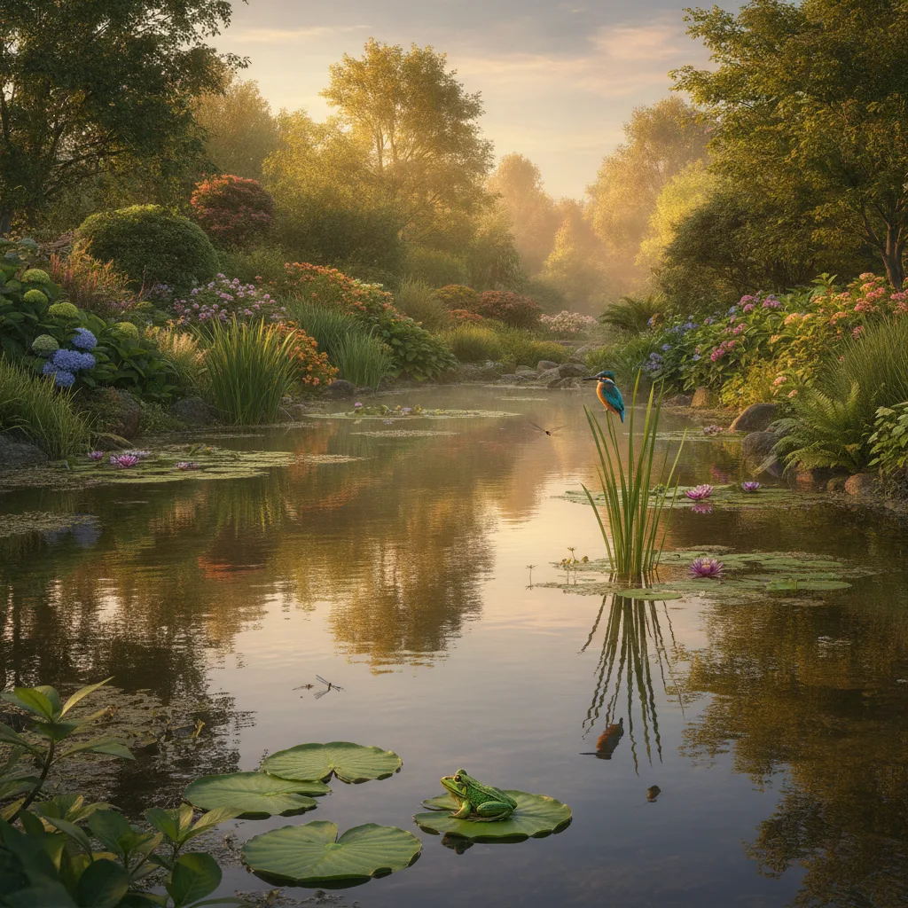 Mare naturelle au jardin | guide biodiversité 2026 - mare naturelle jardin biodiversite