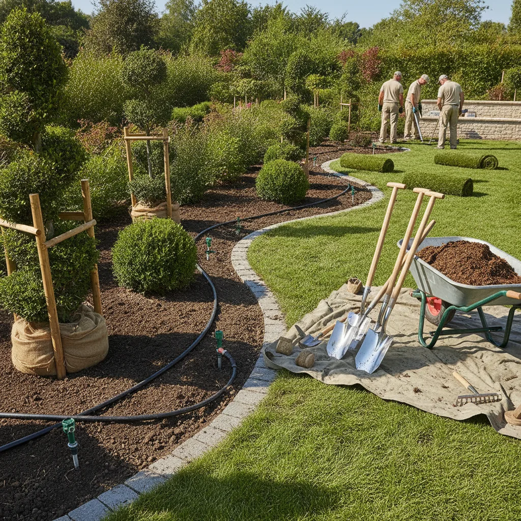 remise en état jardin abandonné