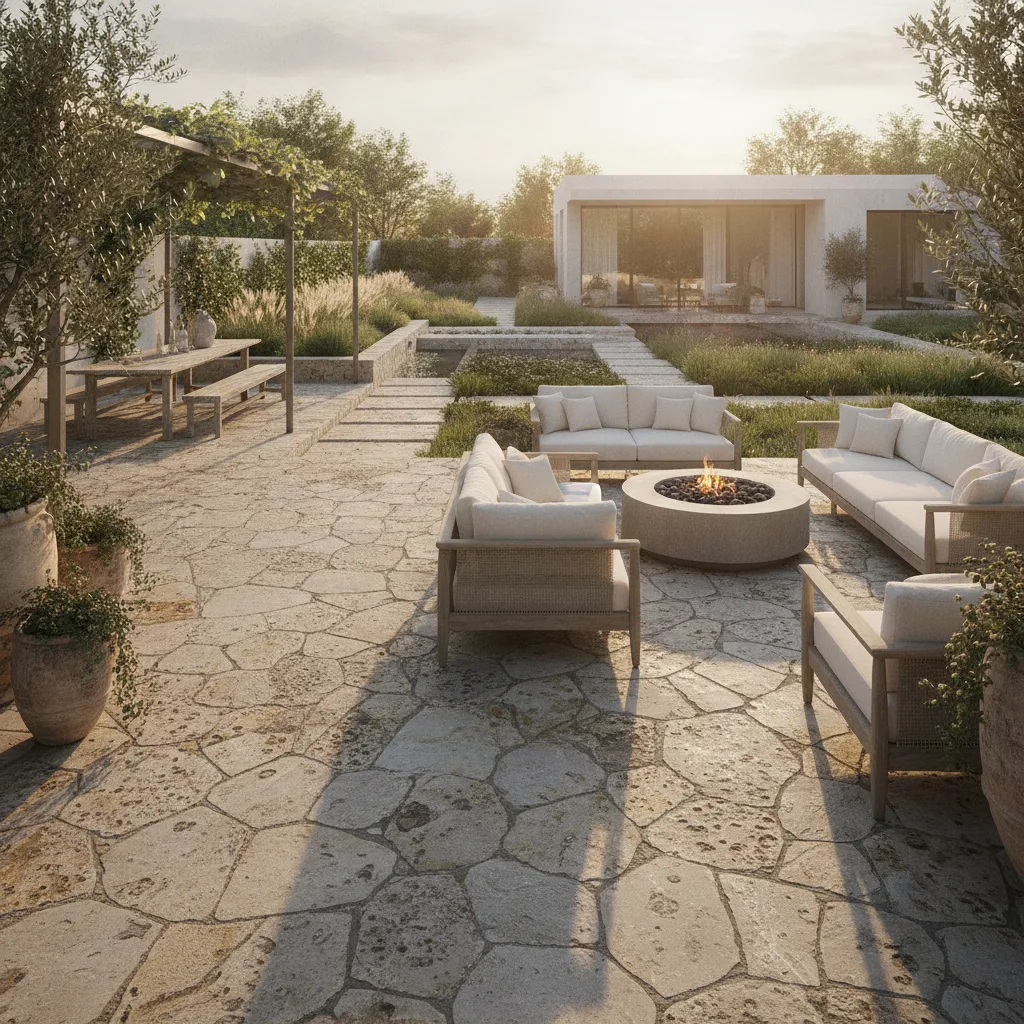 Terrasse pierre naturelle | avantages et guide de choix - terrasse pierre naturelle avantages