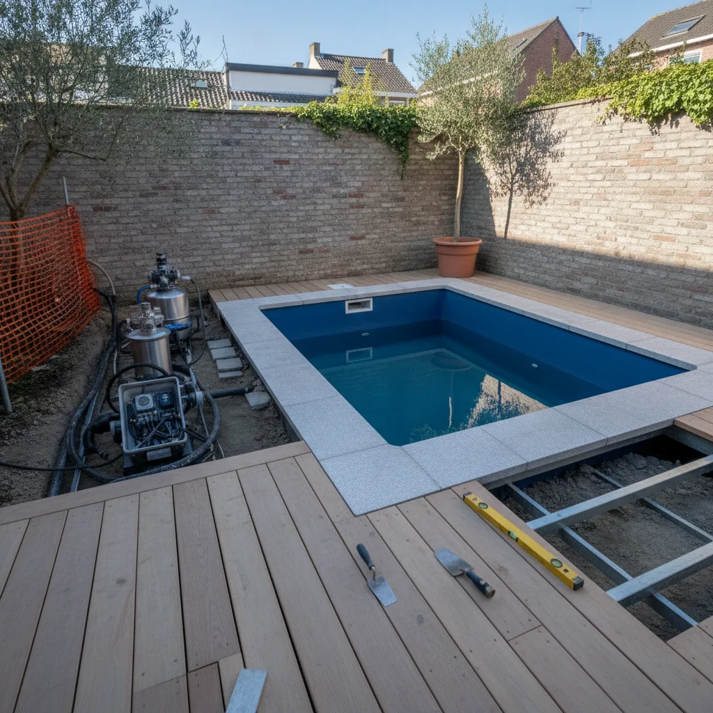 mini piscine petit jardin