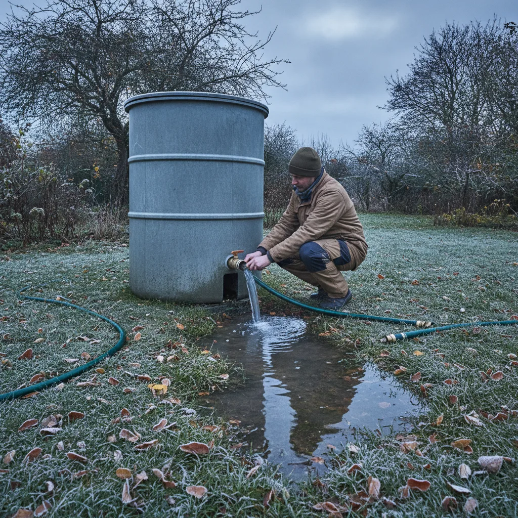 récupération eau de pluie jardin