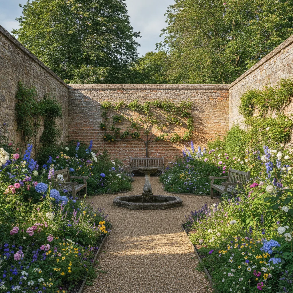 Jardin clos de murs anciens, un microclimat à cultiver - jardin clos murs anciens