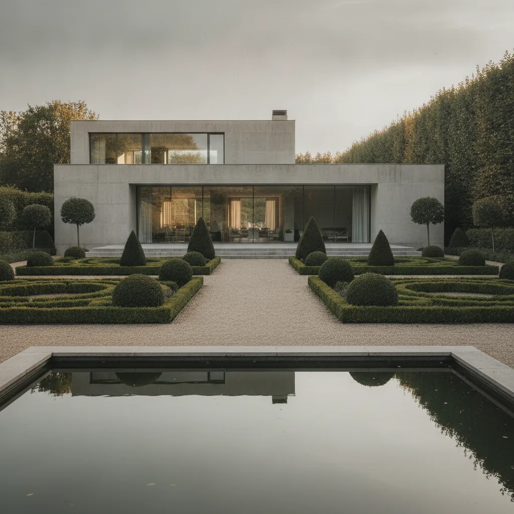 Jardin à la française contemporain – principes et idées - jardin francaise contemporain