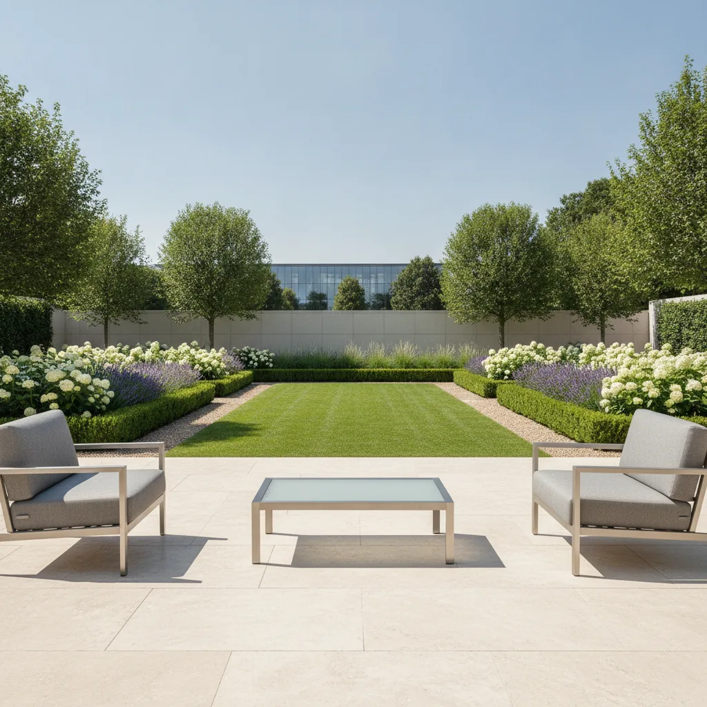 jardin à la française contemporain